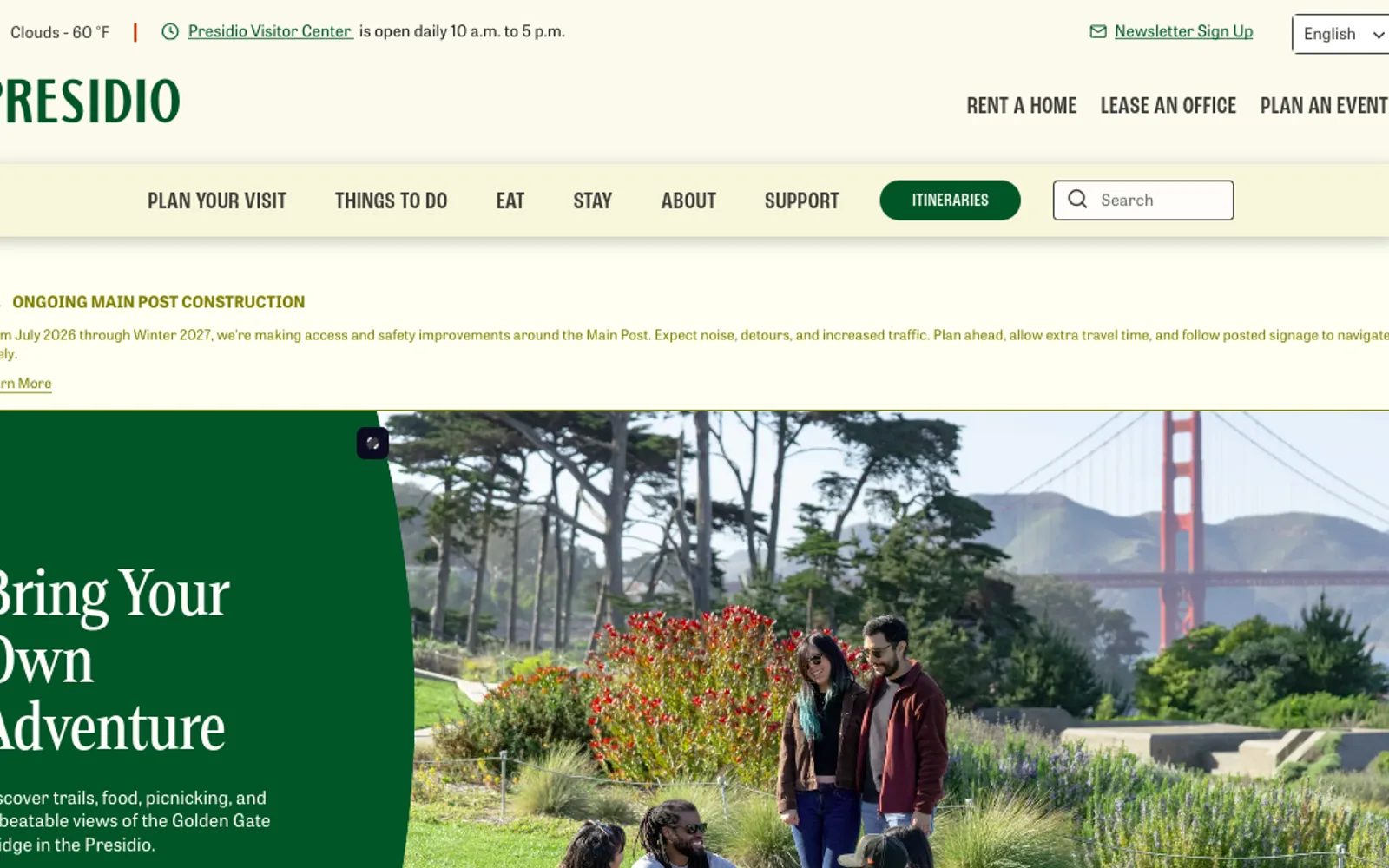 Work proof: Presidio Govt Site