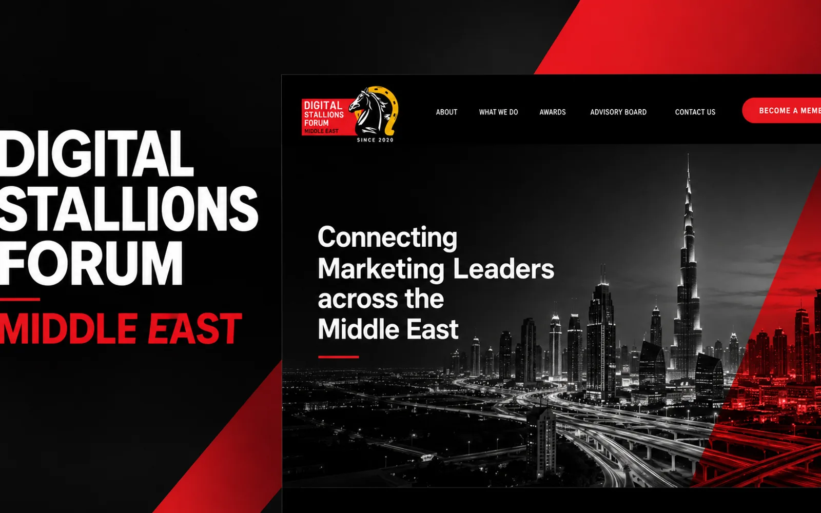 DIGITAL STALLIONS FORUM MIDDLE EAST portfolio cover